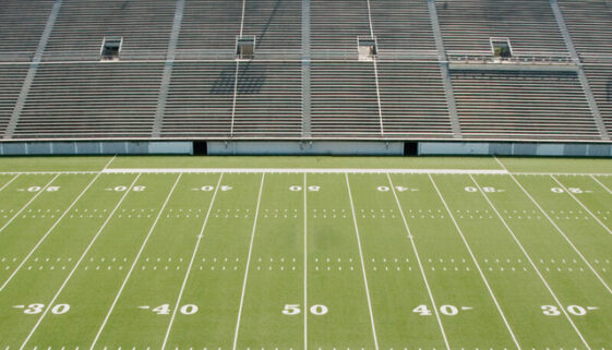 football synthetic turf installation